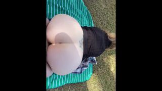 Sex in a public park! Hoping someone is watching!